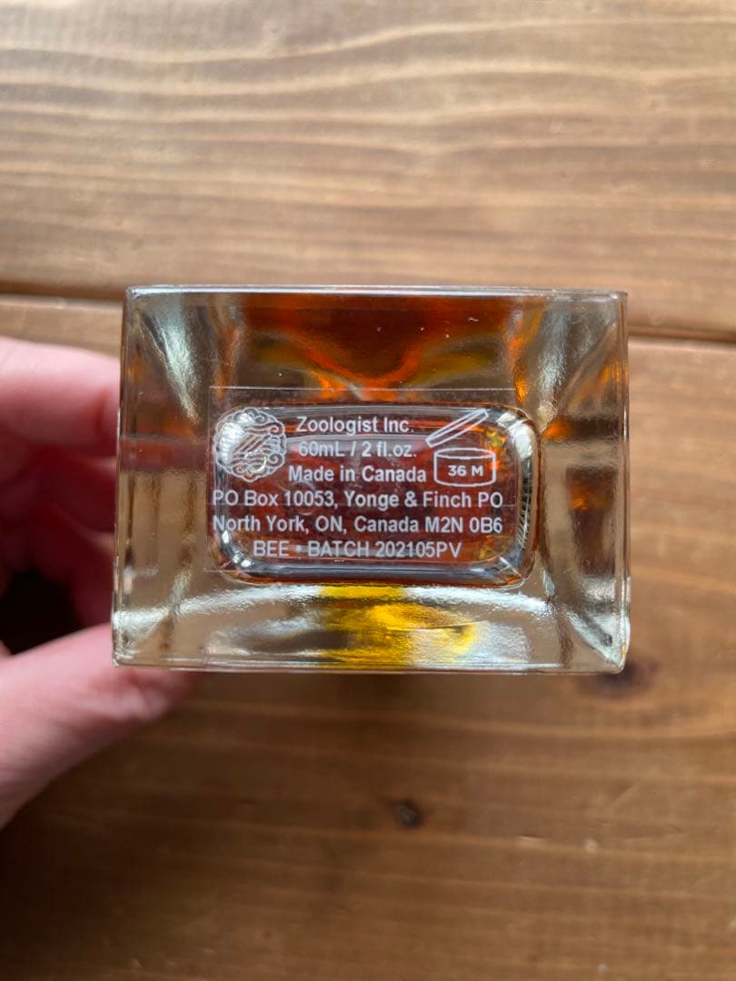 ZOOLOGIST（ズーロジスト）BEE ビー ミツバチ 60ml