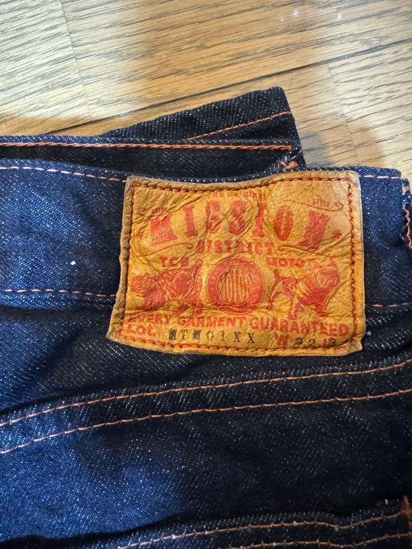 TCB MOTO MISSION DISTRICT Old Baggy ジーンズ