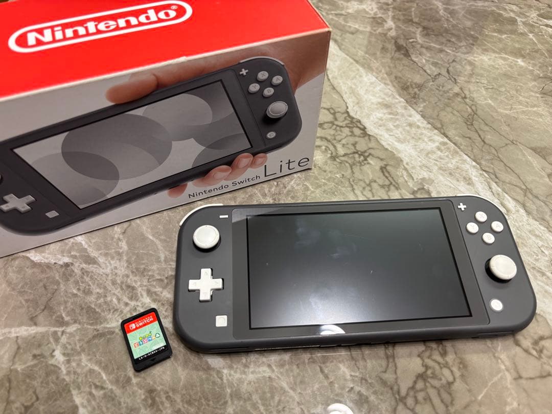 Nintendo Switch Lite グレー 本体 + どうぶつの森