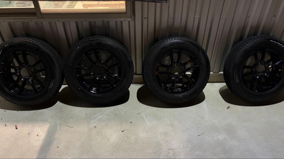 175/80R16インチジムニースタッドレスタイヤホイールセットブリジストン