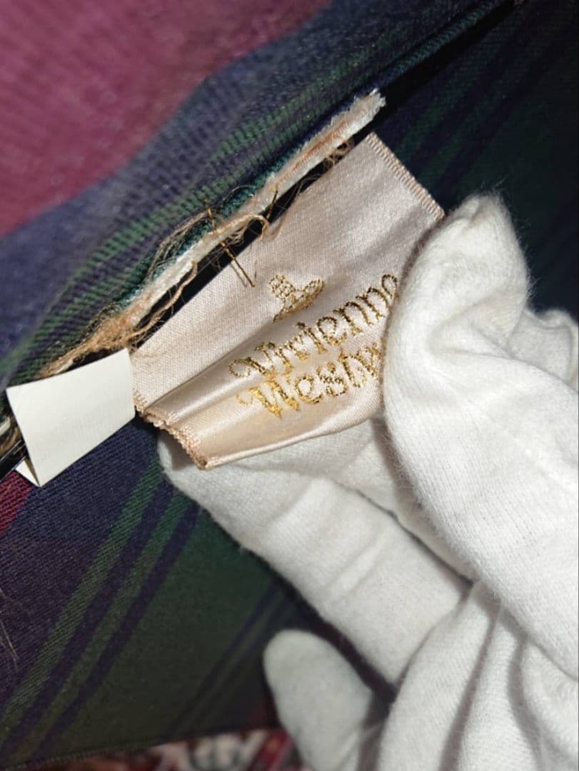 【処分価格☆】ヴィヴィアンウエストウッド 晴雨兼用 傘 ビンテージ チェック 柄