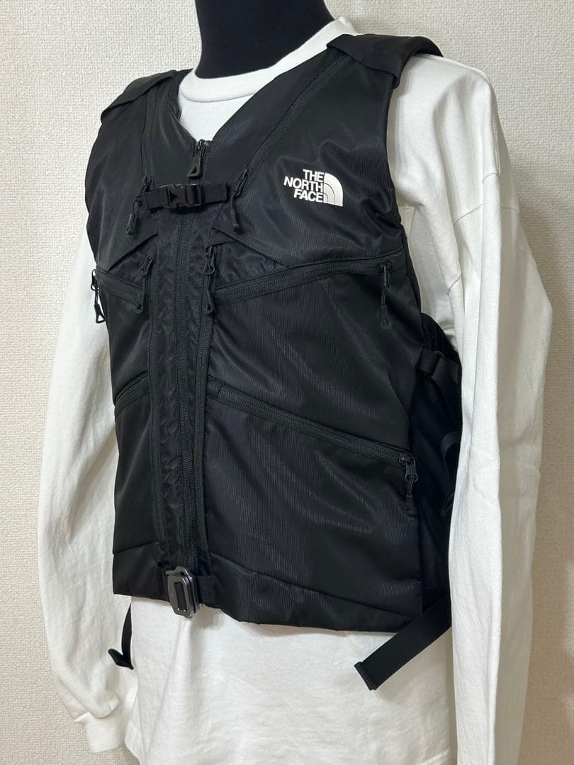 美品、ザ・ノースフェイス、パウダーガイドベスト、サイズ：SM（USAサイズ）