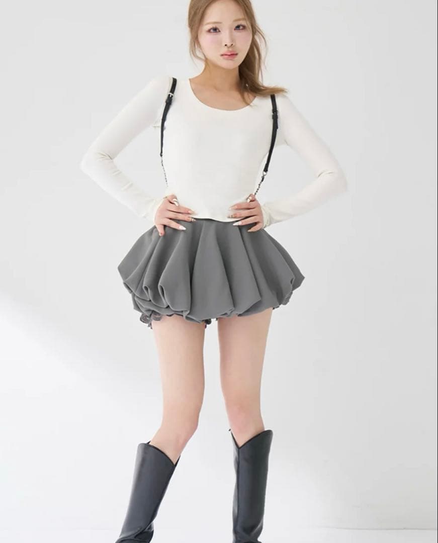 ボリュームバルーンスカート