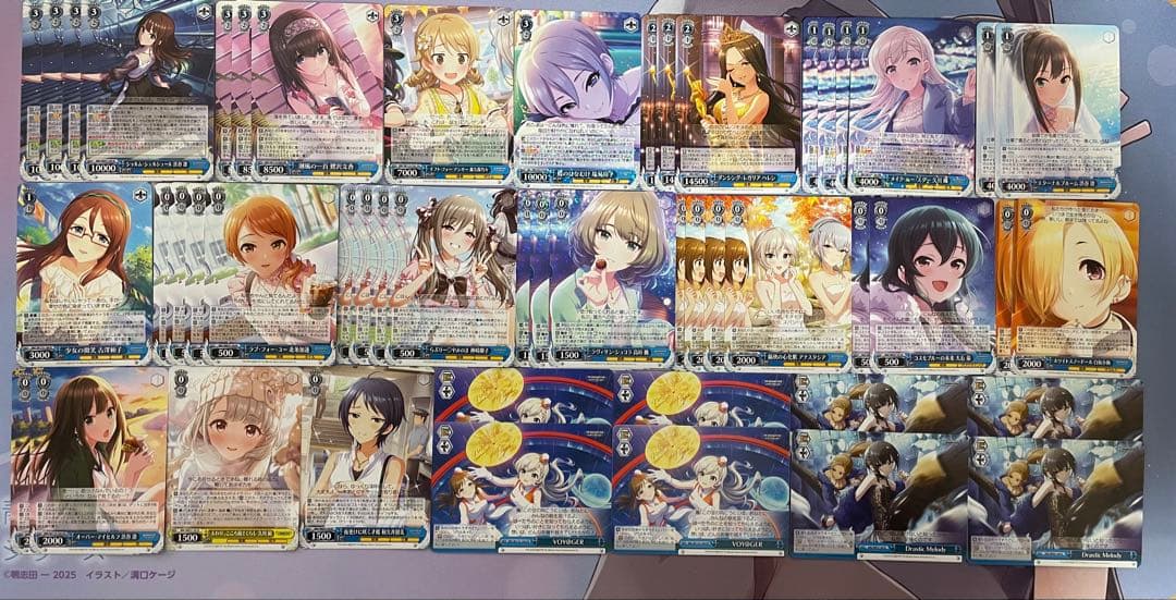 ヴァイスシュヴァルツ デレマス 8門 デッキ＋ 調整用パーツ