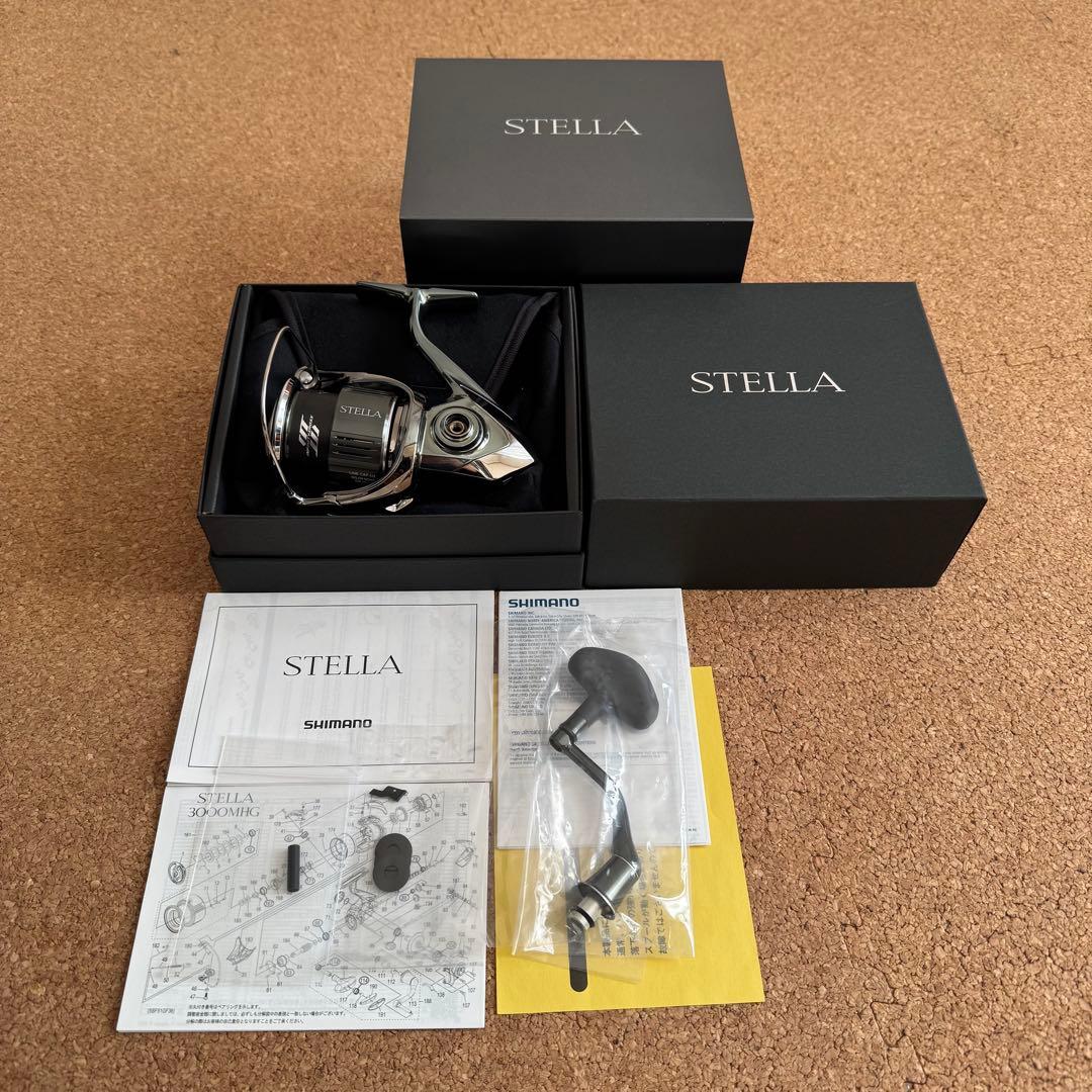 【2回試投のみ極美品】22ステラ 4000MHG ベール対策済製品