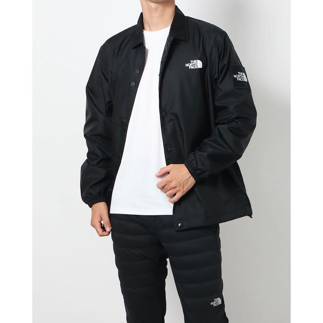 美品 ノースフェイス コーチジャケット 黒 XL