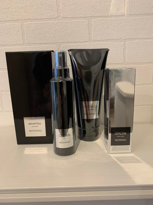 ミハツシャンプー+プロテクトトリートメント+クリーン頭皮ローション+グロウ育毛剤