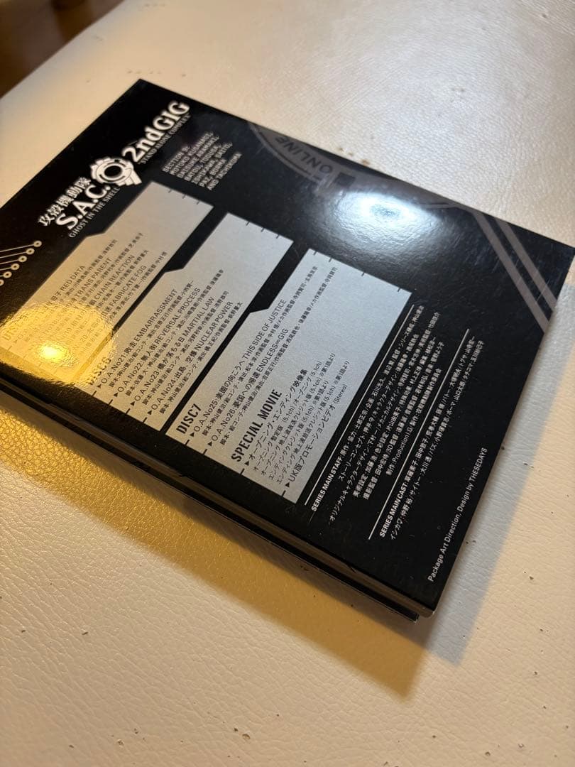 アニメ攻殻機動隊 S.A.C. 2nd GIG DVD-BOX[初回限定生産]