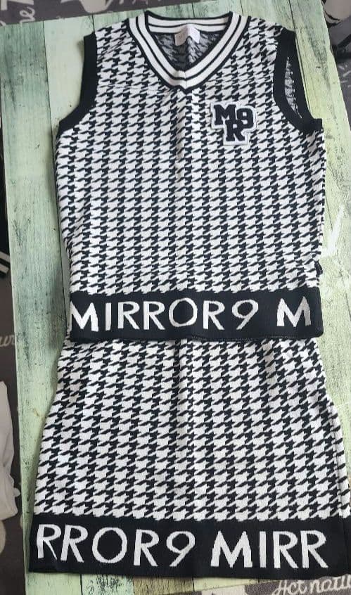 MIRROR9 千鳥格子 セットアップ Mサイズ