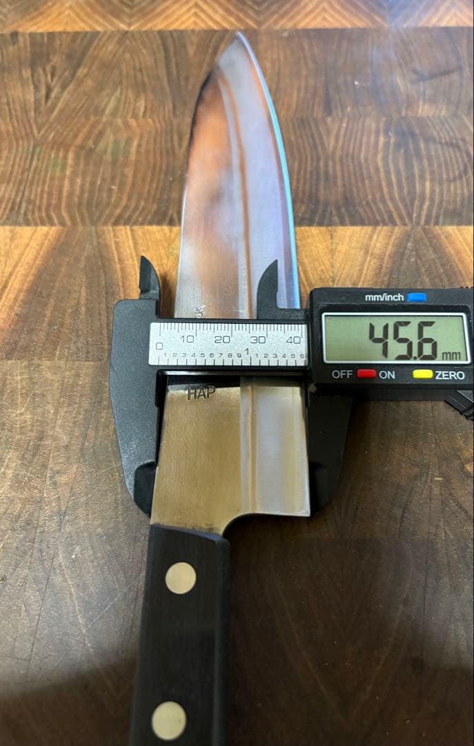 三条　義平　HAP40 切付　牛刀　200mm 包丁　粉末ハイス　洋包丁　両刃