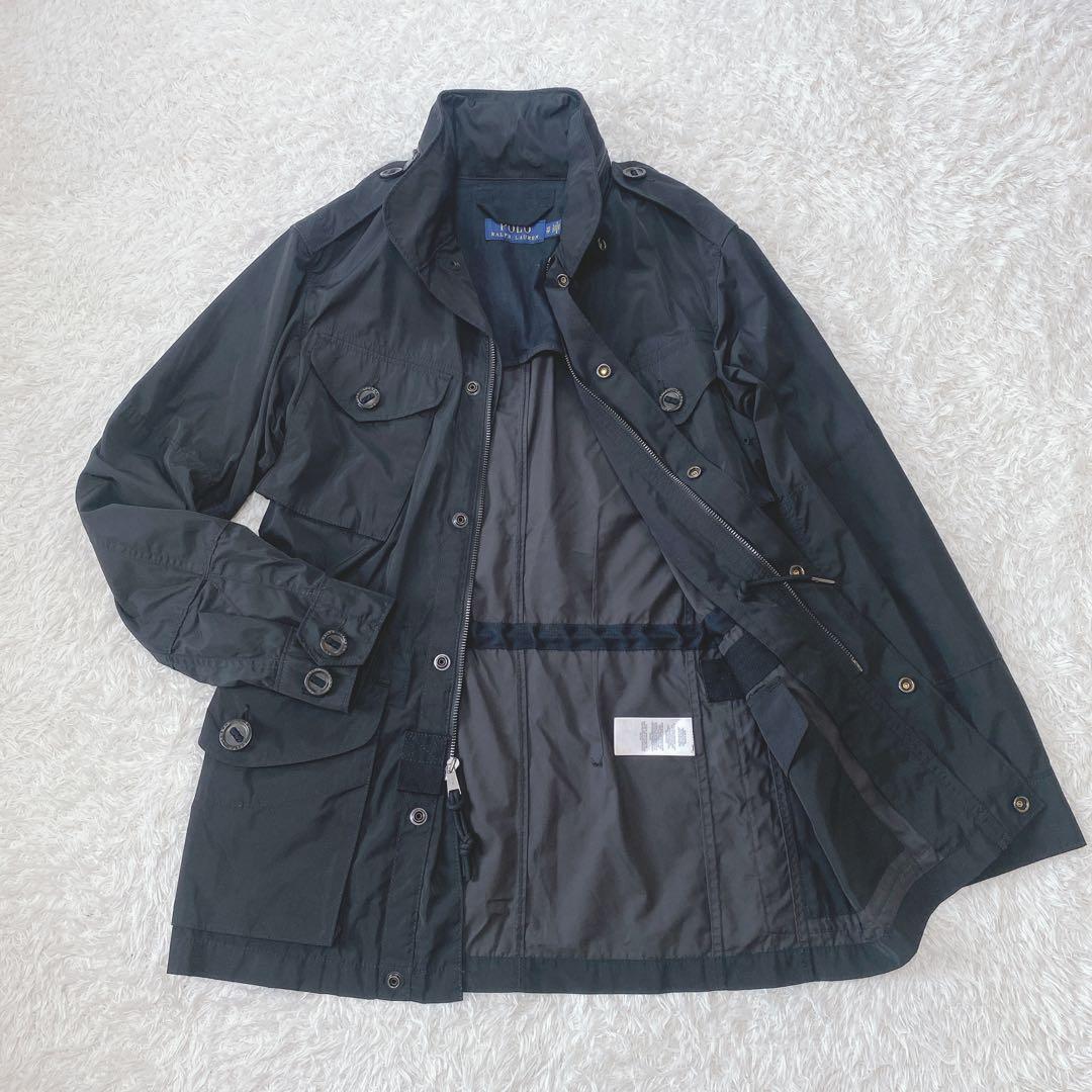 ポロラルフローレン ブラック M65 ミリタリージャケット フィールドジャケット