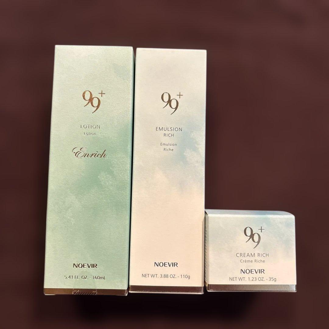 ノエビア 99プラススキンローション＆ミルクローション＆クリーム （リッチ）