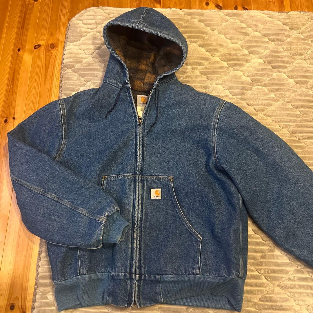 Carhartt デニム　アクティブジャケット　Lサイズ
