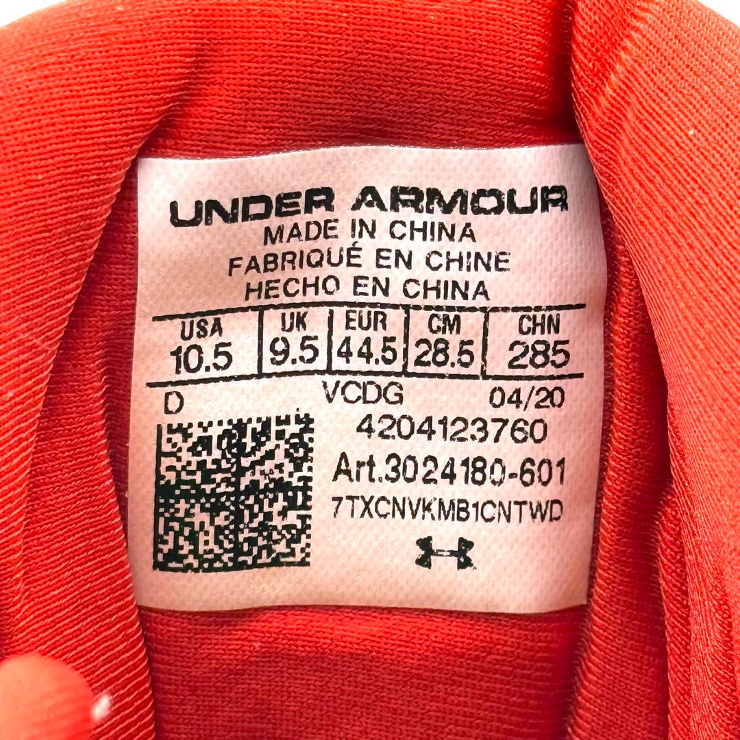 ド*ー様 【新品】アンダーアーマー UA 野球 スパイクシューズ メンズ 赤 2