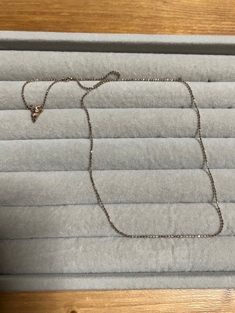 ネックレス　チェーン　NOJESS ピンクゴールド　K10