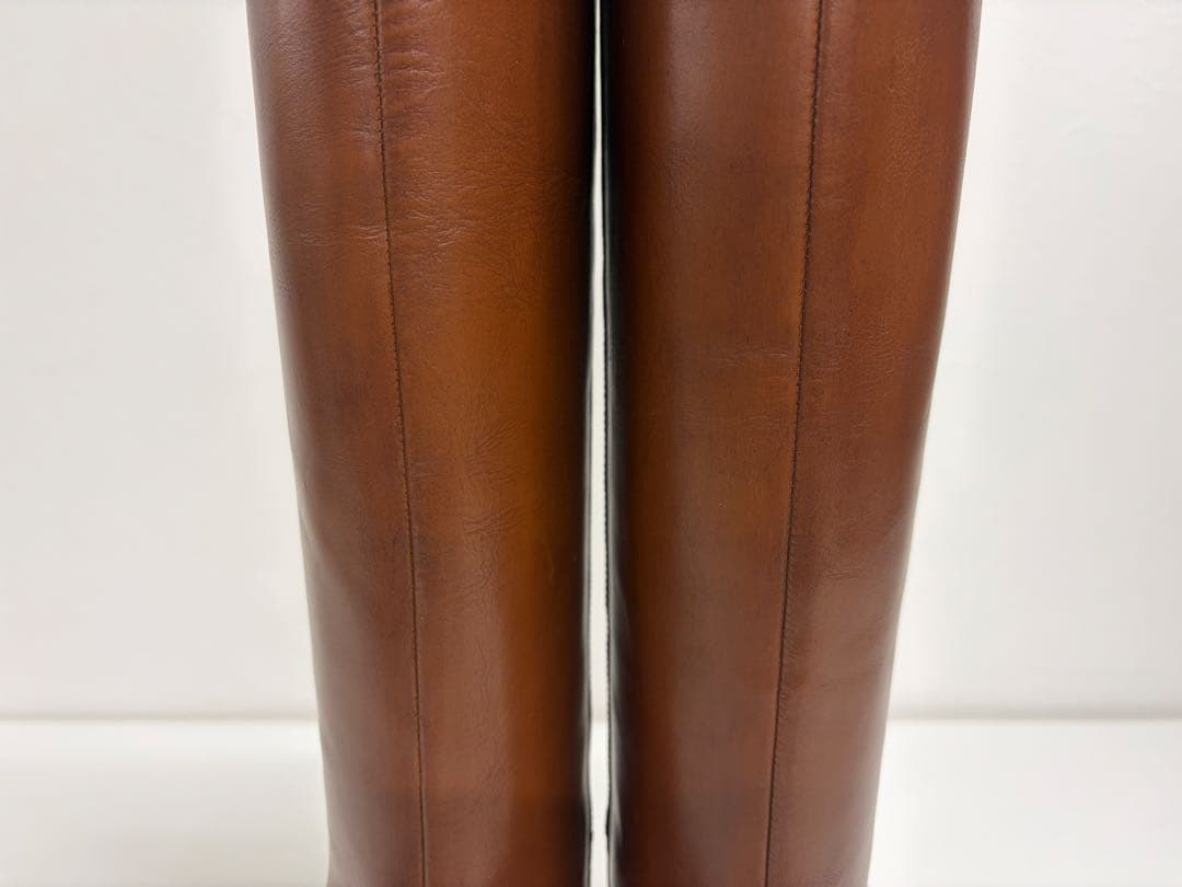 y*♡様 【未使用】 PIPPICHIC ブラウン ロングブーツ 36 23cm