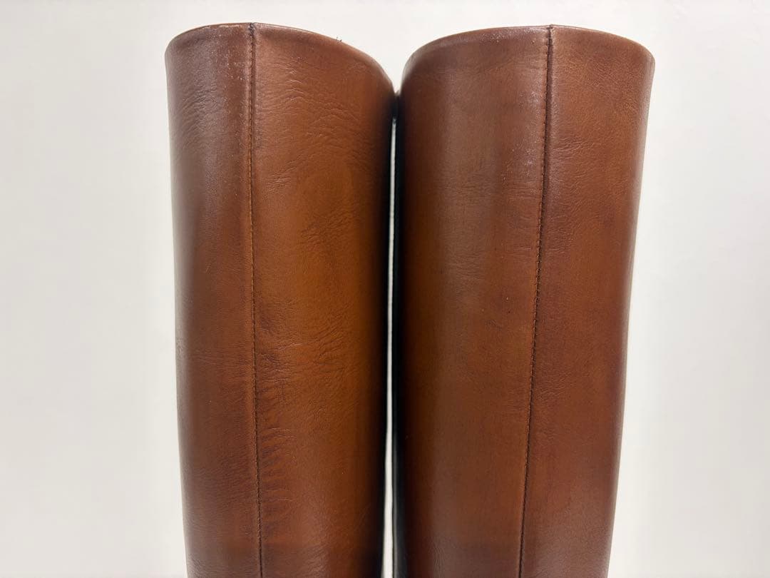 y*♡様 【未使用】 PIPPICHIC ブラウン ロングブーツ 36 23cm