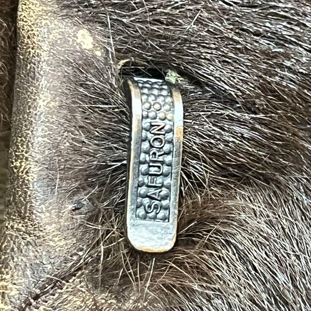 MITSUKOSHI ミンク毛皮 SAFURON サフロン ロングコート 13号