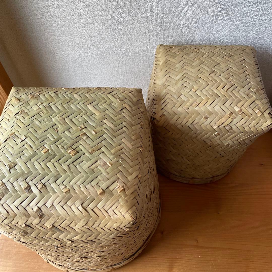 竹ざる　竹籠　5個セット