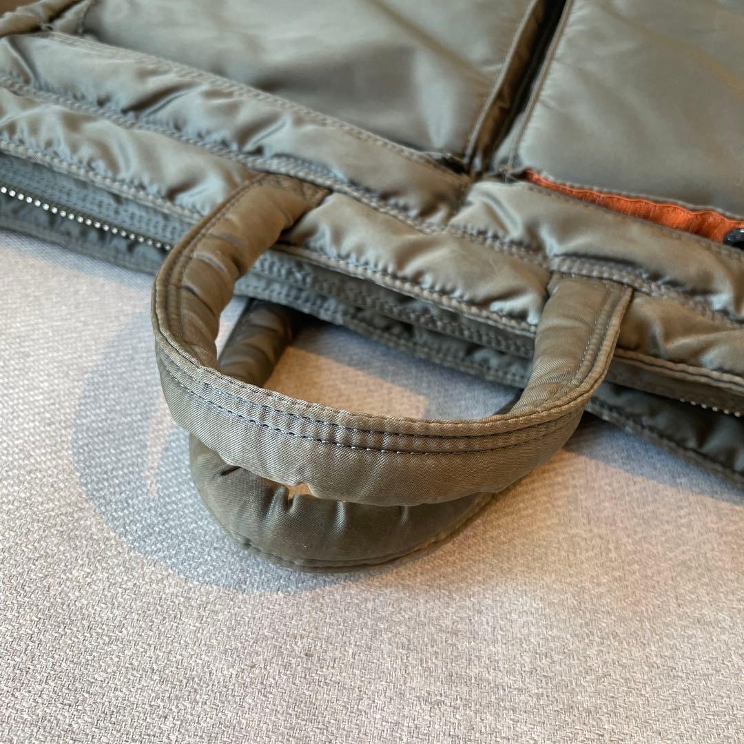 廃盤品 ポーター タンカー 2WAYブリーフトートバック シルバーグレー