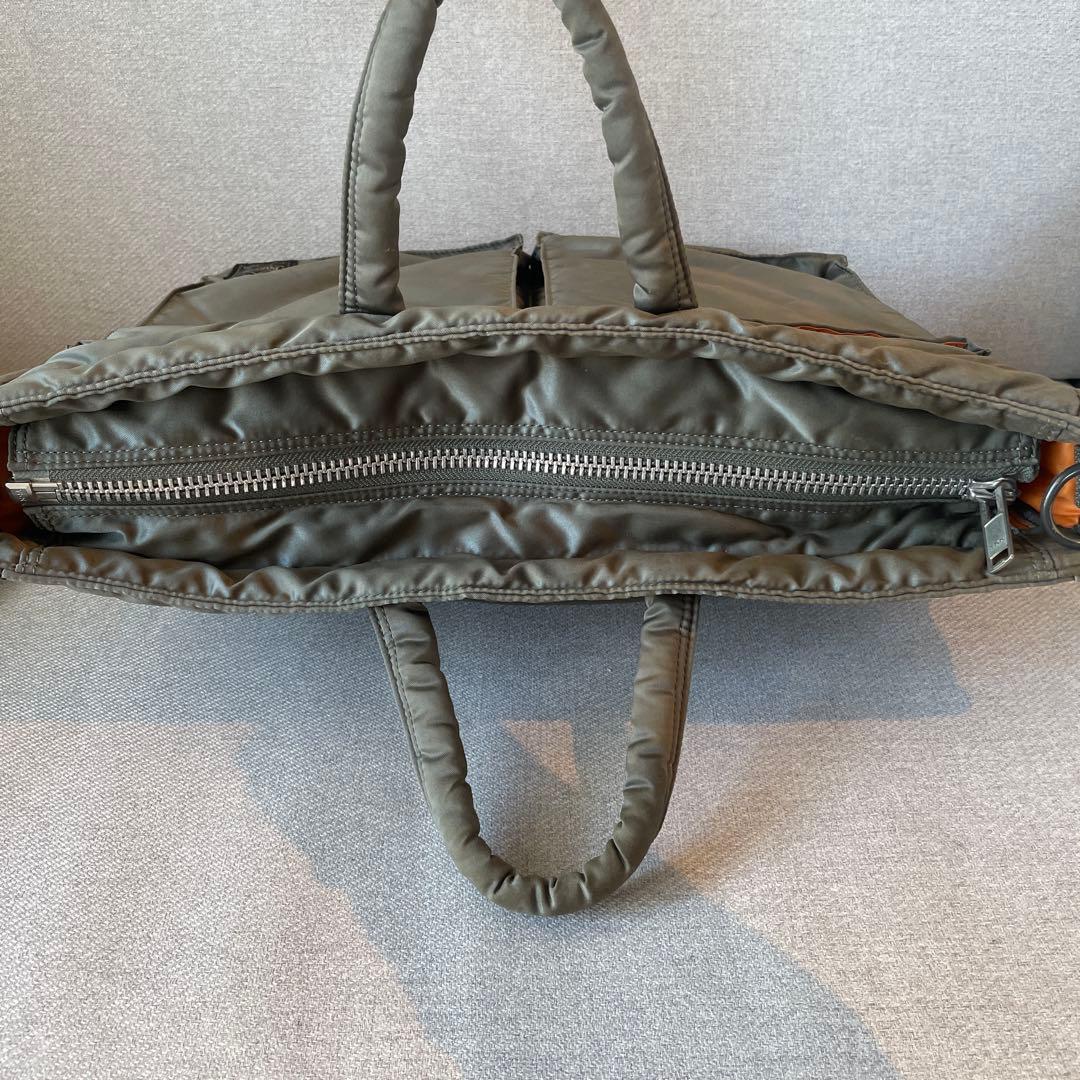 廃盤品 ポーター タンカー 2WAYブリーフトートバック シルバーグレー