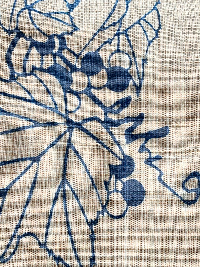 【ちょっと訳あり】【竺仙】【新品】浴衣　奥州小紋　紫陽花