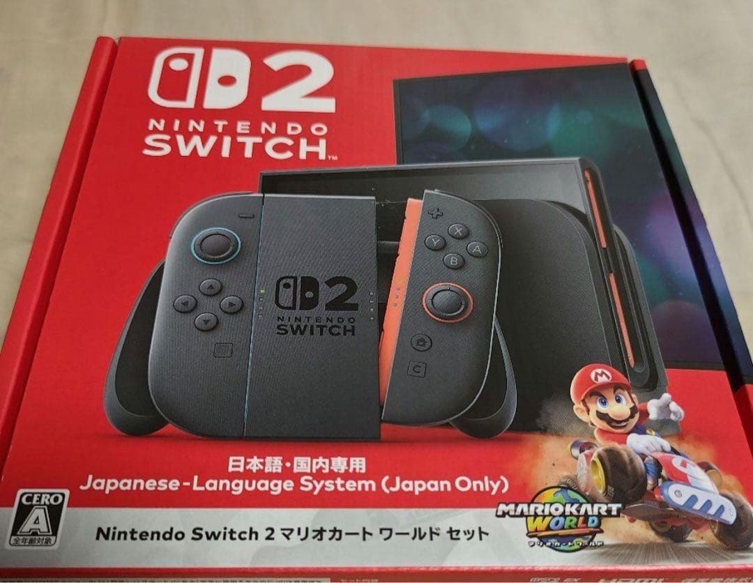 Nintendo switch2 本体　マリオカートワールド　　セット