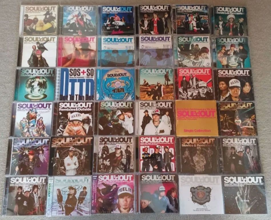 SOUL'd OUT　CD36枚セット（16枚追加）