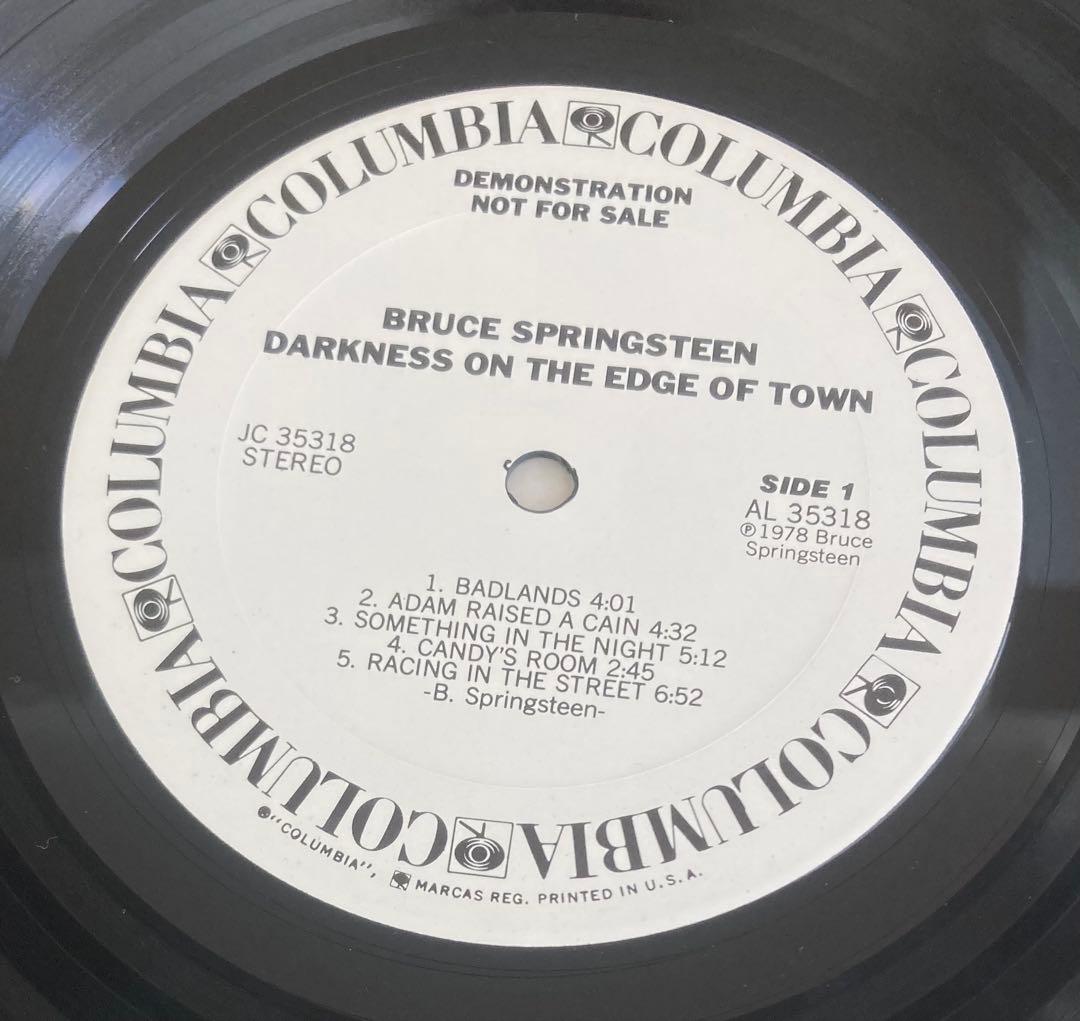 ◾️究極!!最高音質USオリジナル白ラベルプロモ盤■BRUCE SPRINGSTE
