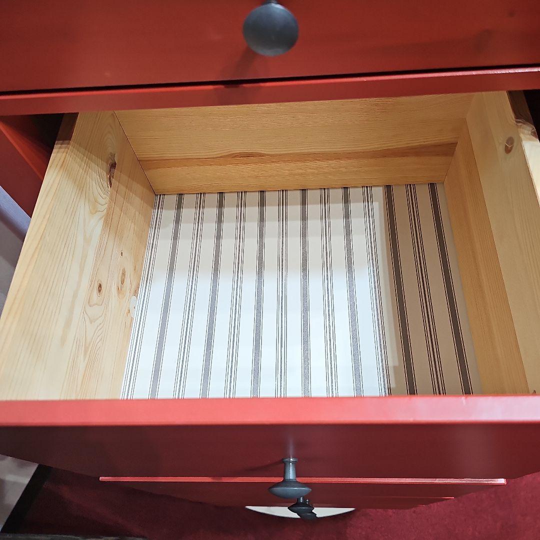 東京23区内送料無料 IKEA 廃盤 収納 タンス 赤