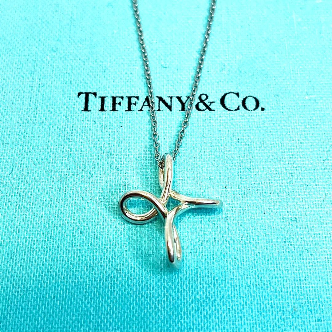ティファニー インフィニティクロス ネックレス シンプル シルバー925