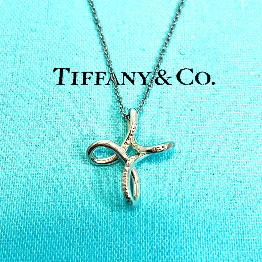 ティファニー インフィニティクロス ネックレス シンプル シルバー925