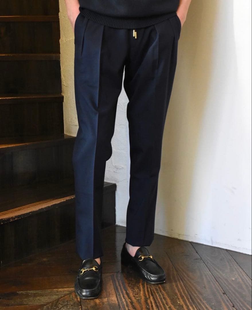 極美品 B.R.別注 ベルウィッチ ライトグレーフランネル 42