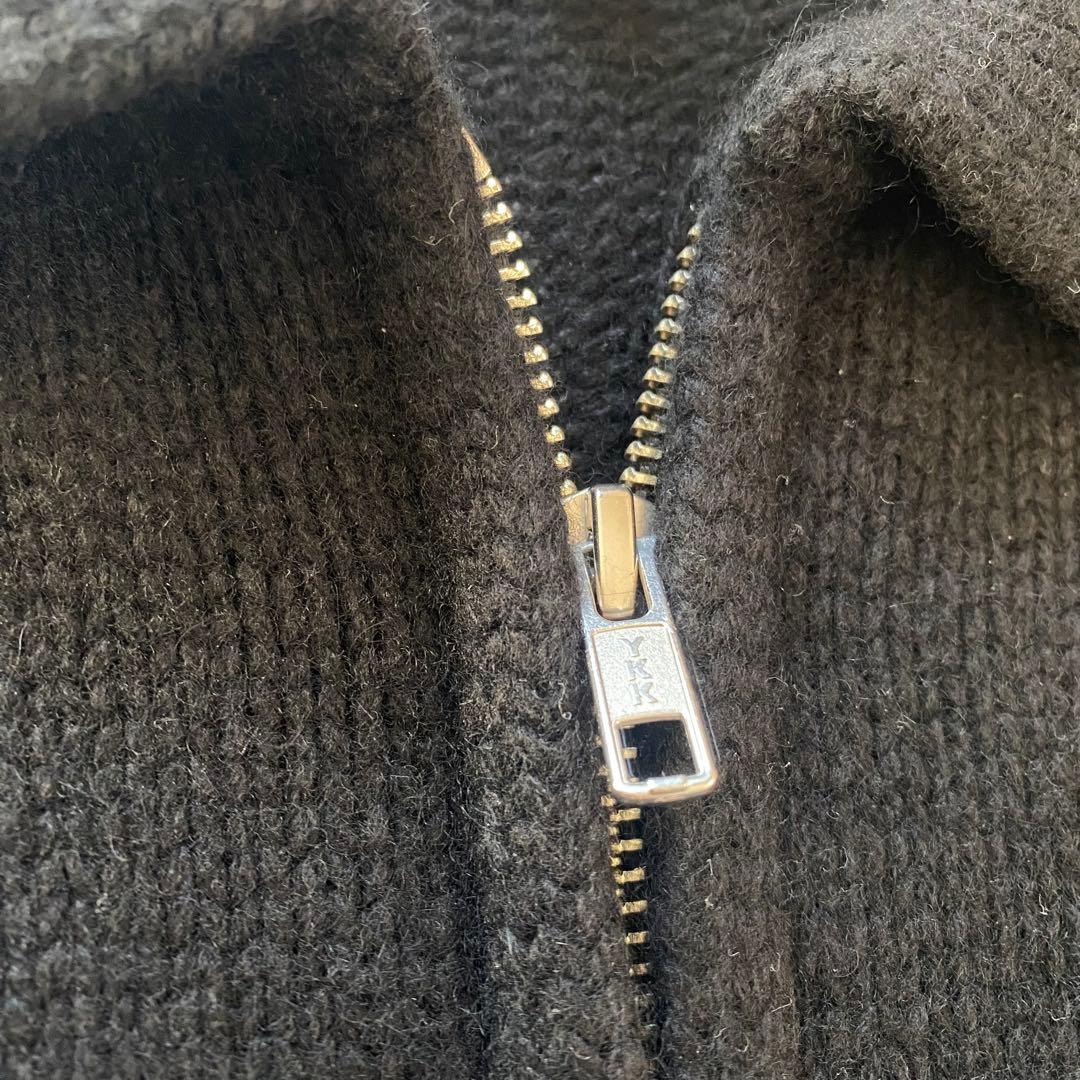 MARGARET HOWELL ドライバーズ ニット ジップアップ カシミヤ混