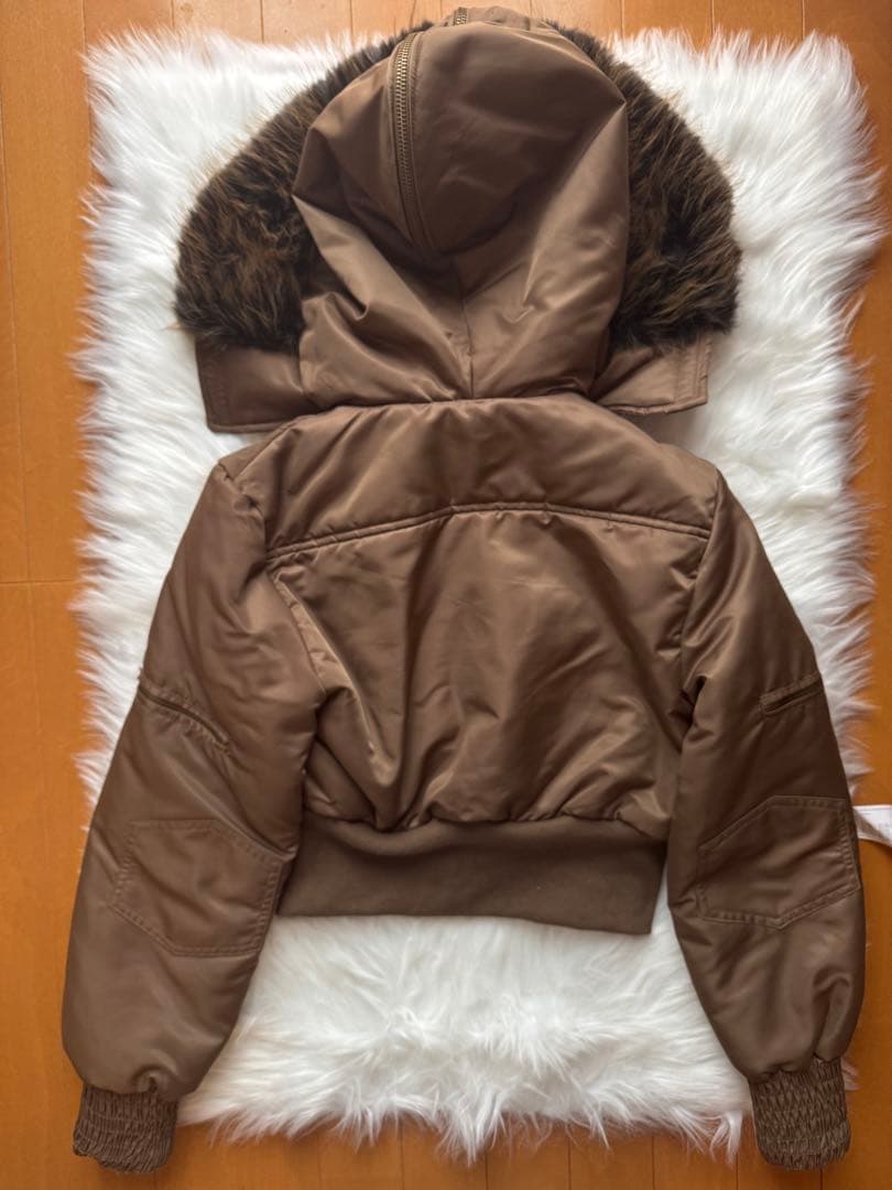 【JADED LONDON】フード付きブラウンジャケット