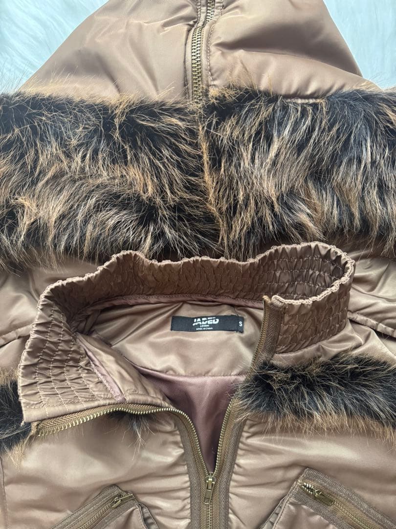 【JADED LONDON】フード付きブラウンジャケット