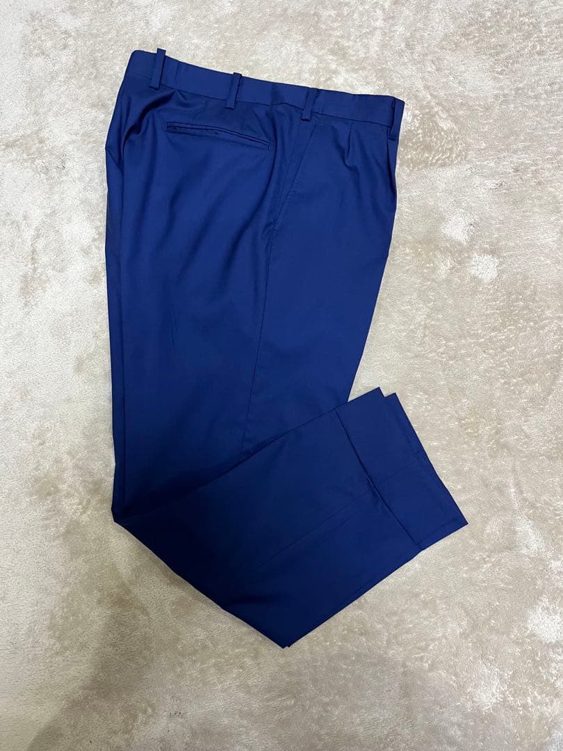 HILTON ヒルトン　ブルー　スーツ　セットアップ