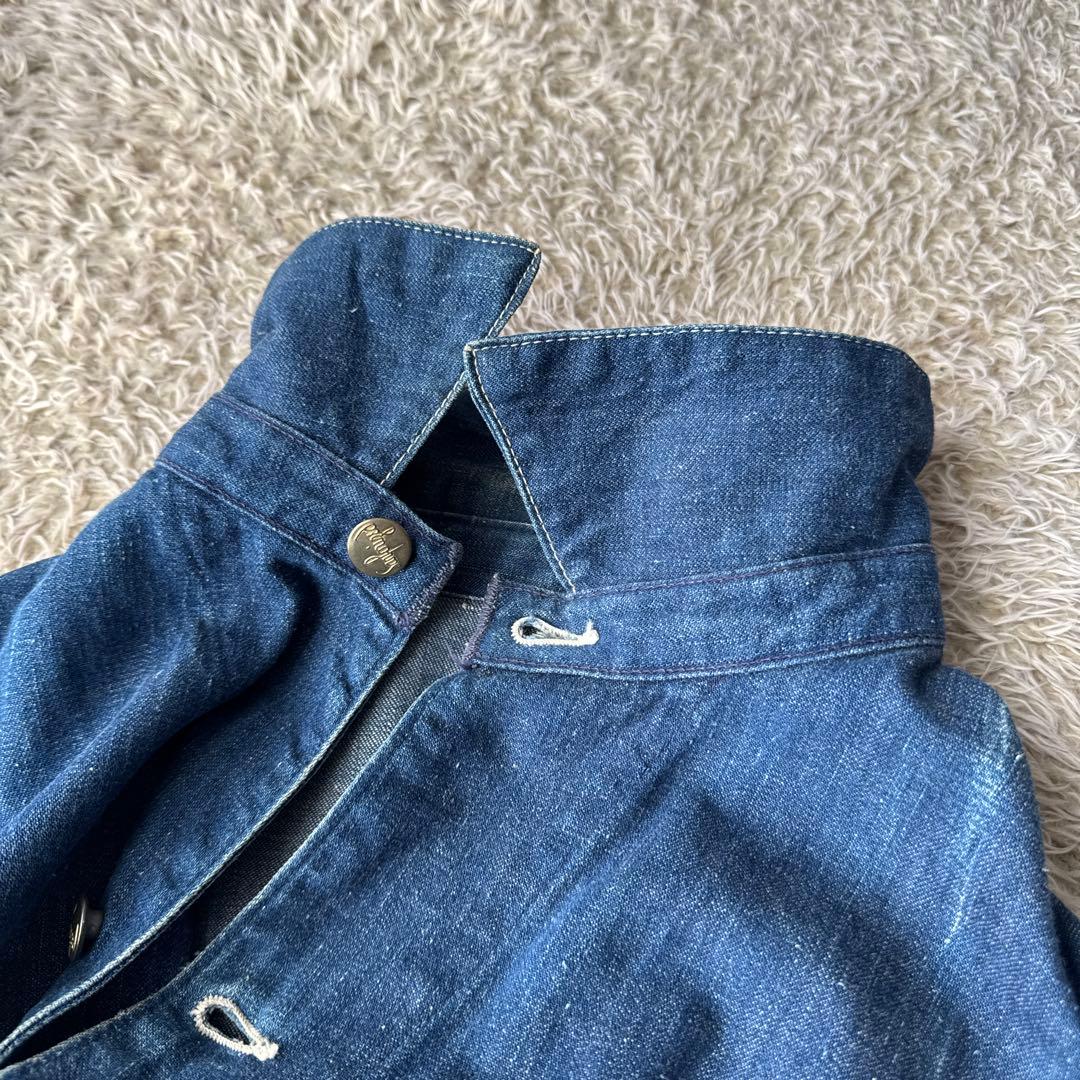 Sanforizedサンフォライズド　カバーオール　ビンテージ　インディゴ