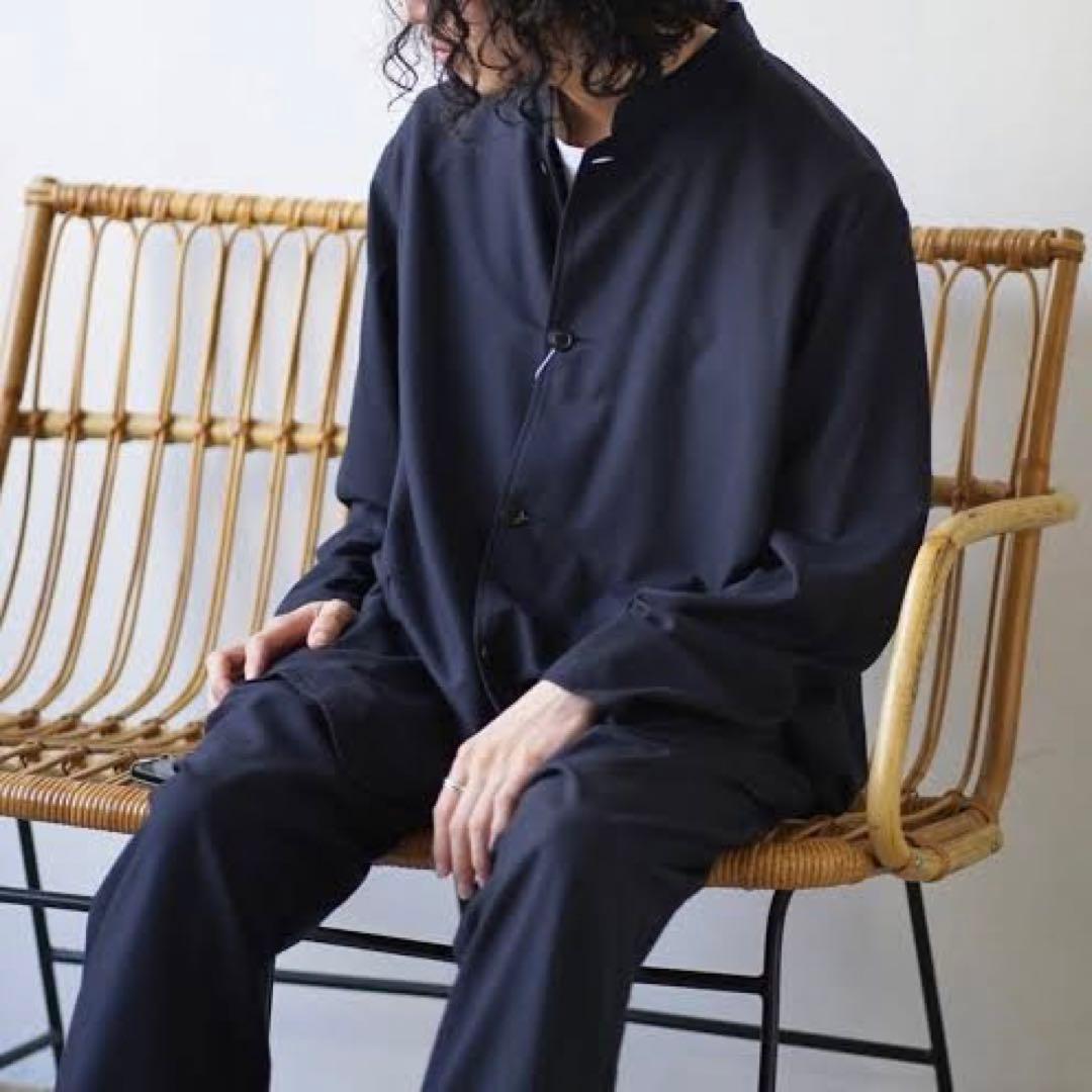 COMOLI ウールフラノ スタンドカラージャケット　size:2