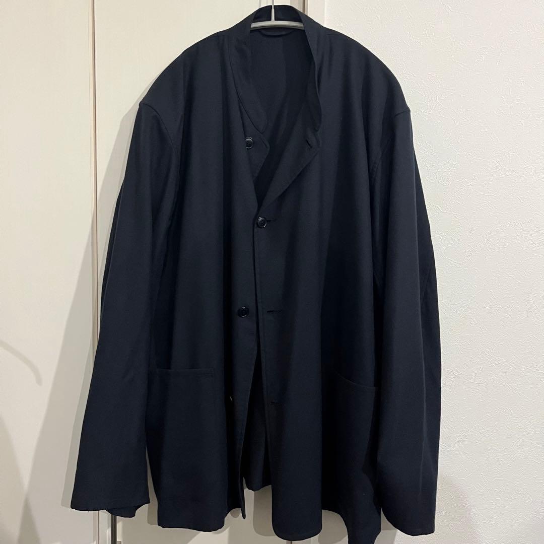 COMOLI ウールフラノ スタンドカラージャケット　size:2