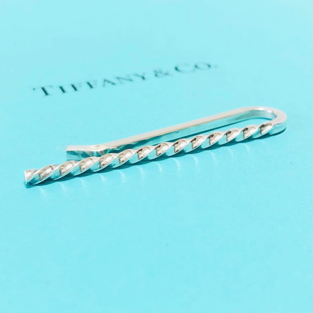 TIFFANY ナロー ツイスト ネクタイピン タイバー J256020