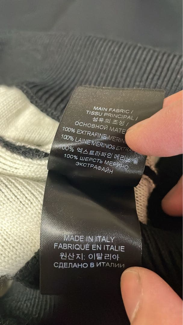 トップス VETEMENTS 23AW L DOUBLE LOGO SWEATER