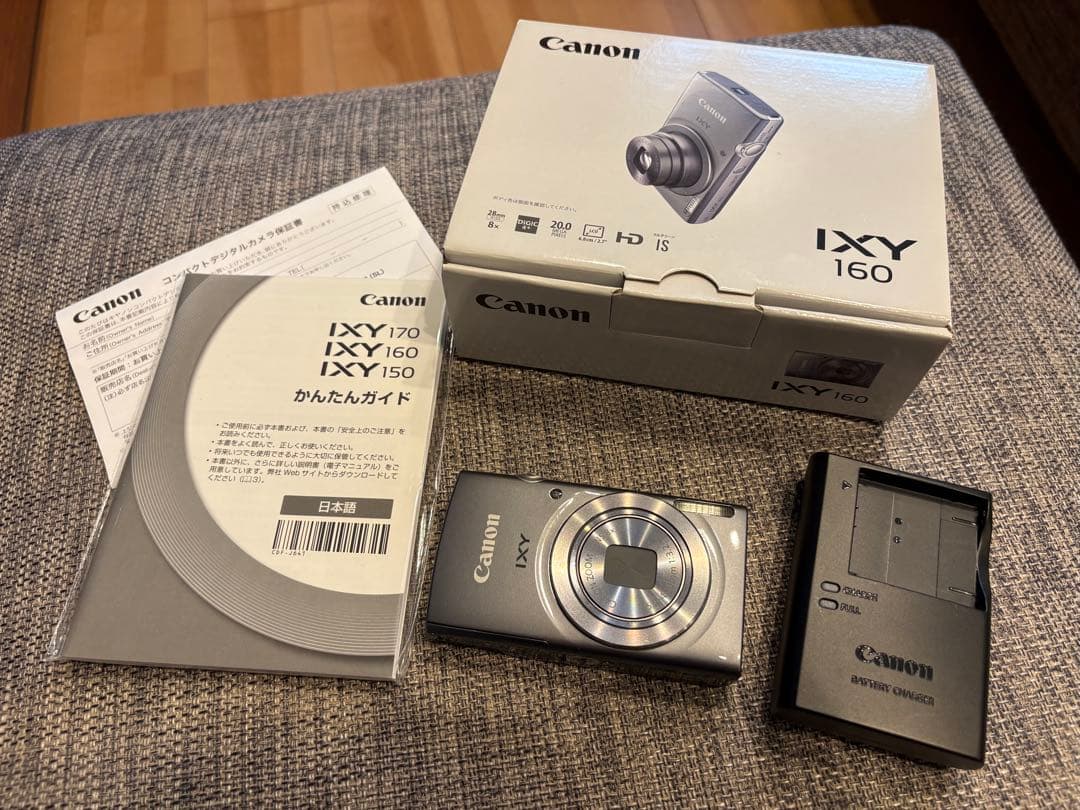 Canon IXY 160 シルバー 本体と付属品