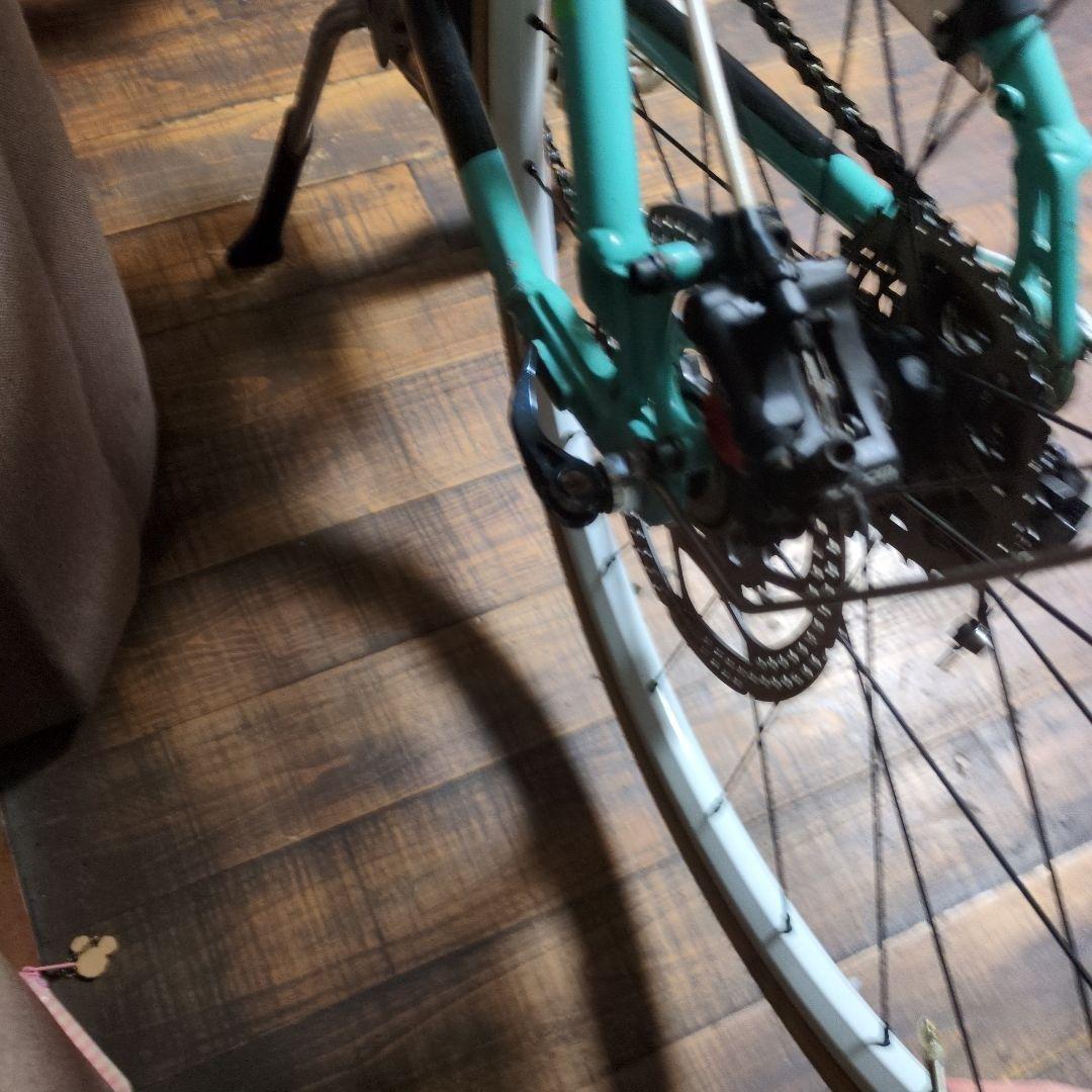 たかお君 クロスバイク Bianchi ATTIVO ママチャリ風