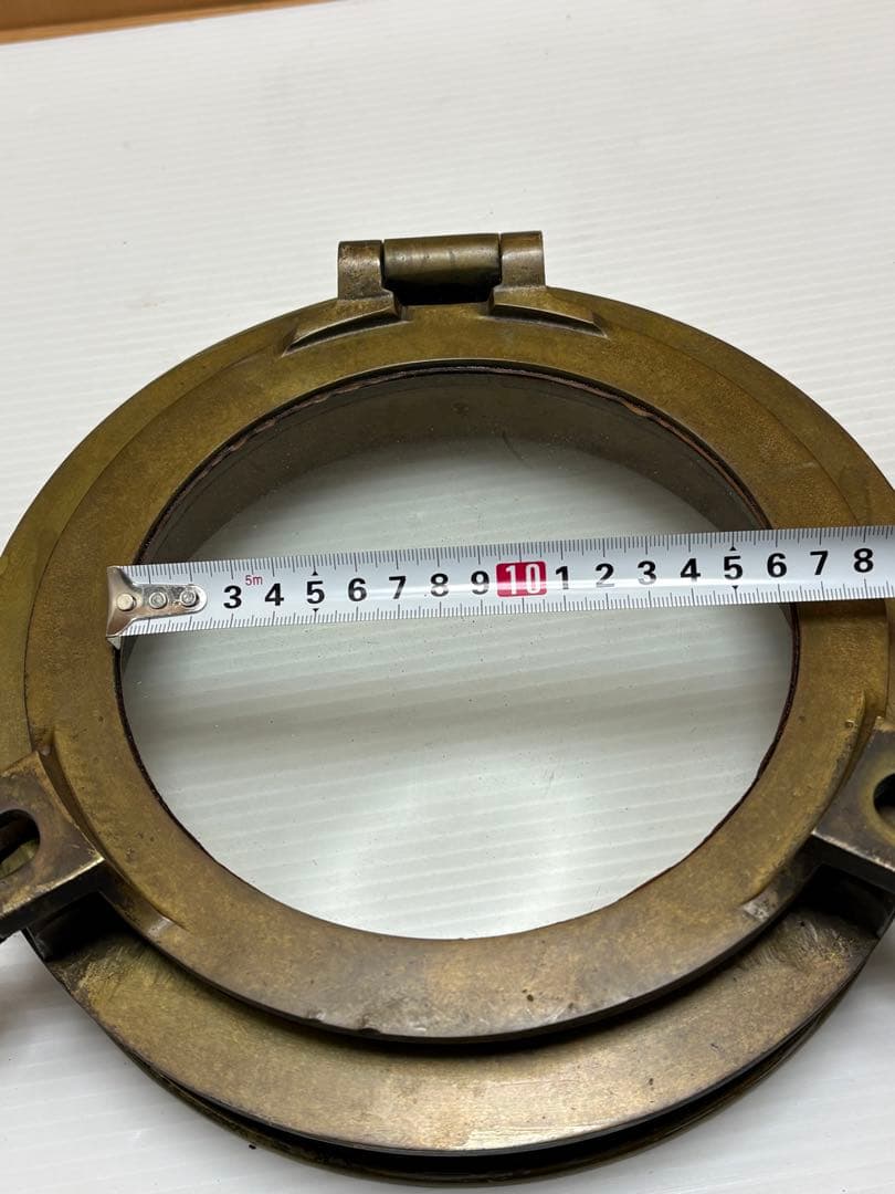 真鍮開閉丸窓 船舶　丸窓 現状出品 詳細不明　ジャンク品
