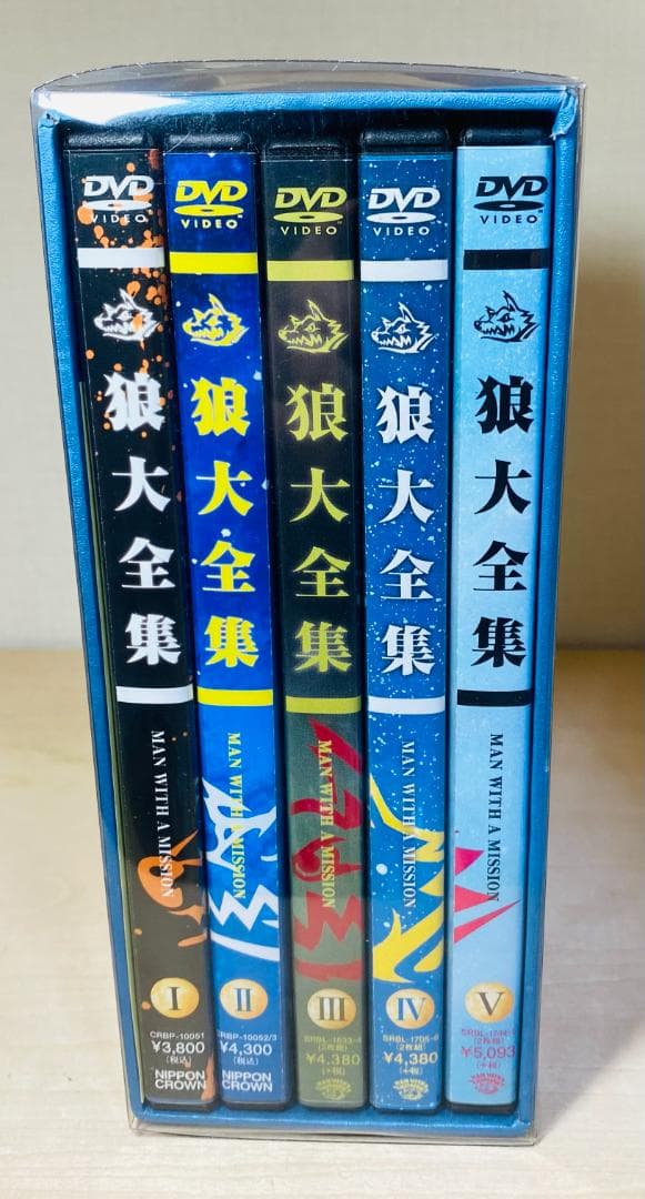 MAN WITH A MISSION 狼大全集 全5枚セット DVD-BOX