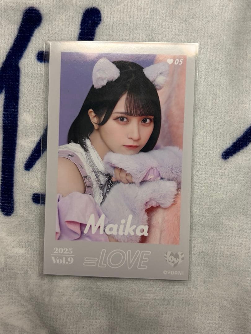 ＝LOVE イコラブ 佐々木舞香 ミニフォト vol.9 猫衣装