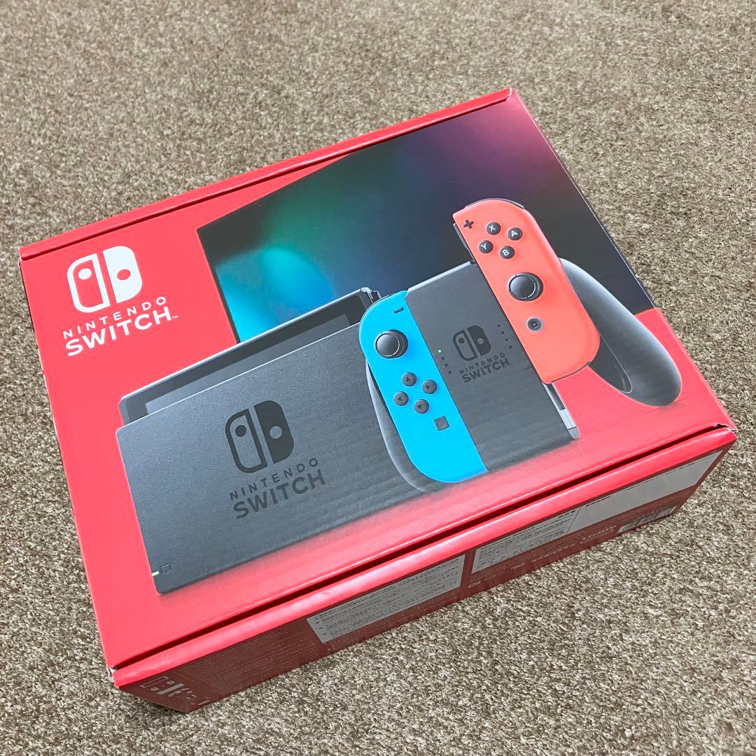 【新品未使用品】ニンテンドーSwitch Joy-Conネオンブルーネオンレッド