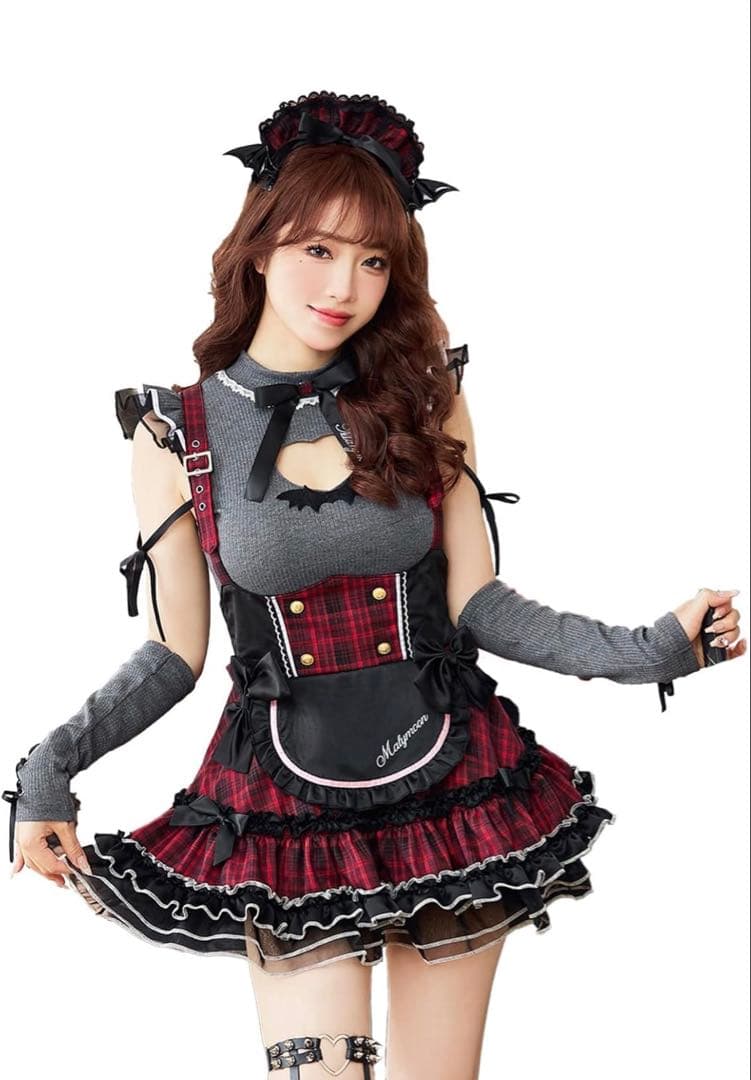 マリームーン　サキュバス　悪魔デビルメイド　レッド