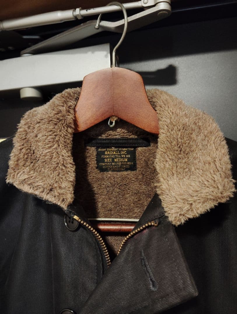 RADIALL U.S.NAVY アルパカウールボア N-1 デッキジャケット